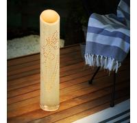 Lampe Ampoule à Enficher Solaire LED Pointe Bambou Vert Effet de Lumière Jardin