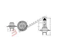 LAMPE AMPOULE OSRAM H7 12V 55W PX26D ULTRA LIFE