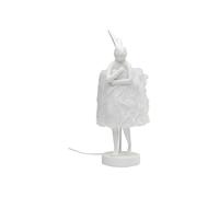 Kare Design Lampe Animal Lapin Fluff Blanc 50cm