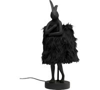 Lampe Animal lapin Fluff 50cm noir Kare Design