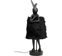 Lampe Animal lapin Fluff 68cm noir Kare Design