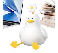 Lampe Animale - 3 Niveaux Fleur Canard Silicone Mignonne Lampe Rechargeable | Veilleuses pour chambre de bébé,Pour Hiver Chevet Bureau Dessus Table Couloir Toilettes Jardin d'Quotidien Crèche Bureaux