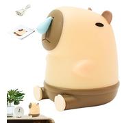 Lampe animale - Éclairage d'ambiance Capybara mignon morve | Capybara lumineux amusant - pour chambre à coucher, salon, table de chevet, dortoir, chambre d'enfant, bureau