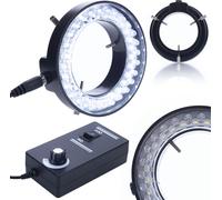 lampe annulaire 56x LED pour microscopes - Luminosité réglable | Lampe professionnelle HQ pour microscopie