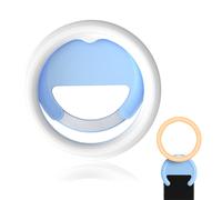 Lampe annulaire LED rechargeable, luminosité réglable pour un éclairage optimal, mini lampe portable et légère idéale pour une utilisation
