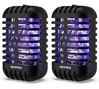 Lampe Anti Moustique 2 Pack, Prise Anti Moustique Tueur de Tue Mouche Electrique, Piège à Insectes UV Électrique d'Intérieur Destructeur d'Insectes pour Mouches, Moustiques, Mites