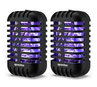 Lampe Anti Moustique 2 Pack, Prise Anti Moustique Tueur de Tue Mouche Electrique, Piège à Insectes UV Électrique d'Intérieur Destructeur d'Insectes pour Mouches, Moustiques, Mites