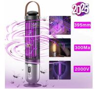 Lampe Anti Moustique 2000V UV Tueur d'Insectes électrique Répulsif Efficace, Convient pour intérieur et extérieur Portée 100m²