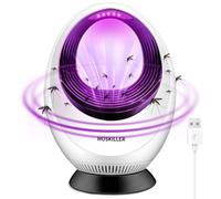 Lampe Anti Moustique, 2024 USB Piège à Mouche Électrique, UV Tue Mouche Electrique, Efficace LED Répulsif Tueur de Moustiques, Électrique Extérieur Lampe Moustique pour Chambre Coucher Jardin Camping