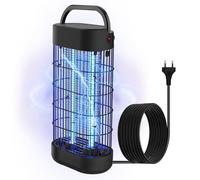 Lampe Anti Moustique, 22W UV Anti Mouche Moucheron Mite Efficace PortéE 100㎡,IntéRieur Attrape Insecte Moustique Tueur Lampe pour Jardin Cuisine