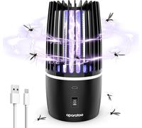 Lampe Anti Moustique, 360 ° UV Électrique Anti Moustique, 2 en 1 Tueur d'Insectes Électrique Lampe Anti Moustique Rechargeable Sûr et Efficace pour Intérieur Extérieur Jardin Terrasse Camping