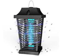 Lampe Anti Moustique 4500V 20W Extérieur, UV Tue Mouche Electrique Intérieur, Professionnel Anti Moustique Étanche Imperméable avec Agent d’Attraction pour Chambre Patio Jardin, Efficace Portée 100m²