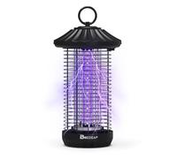 Lampe Anti Moustique - Efficace 3800V 15W UV Tue Mouche Electrique, IPX4 Tueur d'Insectes Silencieuse, Anti Insectes Répulsif Portée 150-200 m², pour Intérieur et Extérieur