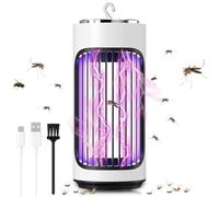 Lampe Anti Moustique Électrique, Rechargeable USB Electrique Anti Moustique, 4W 3600V UV Piège à Insectes éLectrique Extérieur et Intérieur Lampe Moustiques pour la Maison, Cuisine, Camping, Jardin
