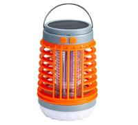 Lampe Anti-Moustique Électrique, Tueur D'insectes Solaire Extérieur, Lampe Anti-Moustique De Camping Multifonctionnelle, Fly Zapper Électrique D'intérieur, Tueur De Mouche Rechargeable(Orange)