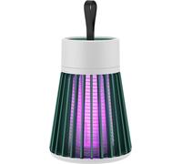 Lampe anti-moustique électrique USB Lila Light-Trapping Repellent Mosquito Killer Mosquito Dispeller Low Noise - Gris sans batterie