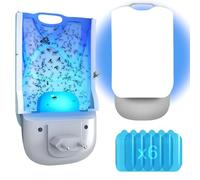 Lampe anti Moustique, Fancysky Attrape Mouche Interieur, Pièges Anti Moucherons Interieur, piège à Insectes Volants à Brancher pour moustiques, Mouches, Mouches des Fruits, Mites