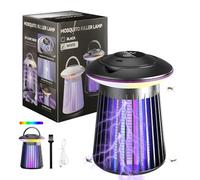 Lampe Anti Moustique Interieur,Interieur et Appareil Anti Moustique Exterieur,Produit Anti Moustique de Fonction de Veilleuse Supplémentaire,Lampe UV Anti Moustique pour Chambres,Chambres D’Enfants