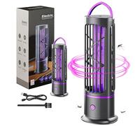 Lampe Anti Moustique Interieur,Mode lumière Nocturne et Lampe UV Anti Moustique 2 en 1,Grande Surface Produit Anti Moustique,Appareil Anti Moustique Exterieur Peut être Suspendu et Porté à la Main