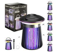 Lampe Anti Moustique Interieur,Produit Anti Moustique de Fonction de Veilleuse Supplémentaire,Interieur et Appareil Anti Moustique Exterieur,Lampe UV Anti Moustique pour Chambres,Chambres D’Enfants