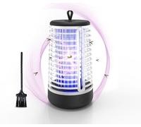Lampe Anti Moustique,La Haute Tension instantanée 2500V,piège à moustiques étanche pour Insectes Volants,UV Tueur d'Insectes Anti Insectes,Répulsif Efficace Portée 20m² pour Intérieur et Extérieur