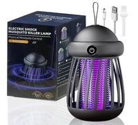 Lampe Anti Moustique Rechargeable,Appareil Anti Electrique Usb,Lumiere Bleue UV Piege Chambre,Piège Exterieur Puissant Jardin Mosquito Killer Pour Exterieur Interieur