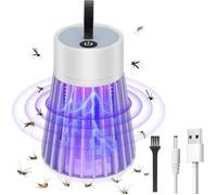 Lampe Anti Moustique, Rechargeable USB, Mini UV Tueur d'Insectes Électrique, Piège à Mouche Portable pour Camping, Jardin,