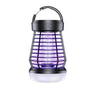 Lampe Anti Moustique,UV Tueur d'Insectes Électrique, Lampe Anti Moustique Rechargeable, Attraction à 360 Degrés, 2000V, Camping Light, Mosquito Repellent Light,pour Camping, Intérieur Et Extérieur