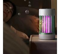 Lampe anti-moustiques de style colonne romaine, design minimaliste avec 2 modes d'éclairage, veilleuse et tue-moustiques électrique, lampe de contrôle des nuisibles rechargeable pour le camping Vert [