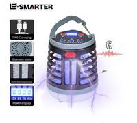 Lampe anti-moustiques électrique Staron LED avec haut-parleur Bluetooth, chargement USB, éclairage et piège, compatible avec les systèmes de