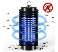 Lampe Anti-Moustiques - ROKOO - 3W - Attire par lumière UV - Efficace jusqu'à 20m² - Sûre pour enfants