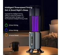 Lampe anti-moustiques USB HOMEFISH, lampe électrique anti-insectes, piège à mouches, lanterne de camping, raquette anti-moustiques et répulsif pour l'extérieur Not Rechargeable