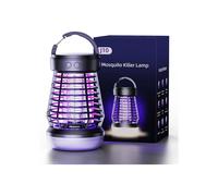Lampe anti-moustiques UV LED 360 2000 mAh, piège électrique haute tension pour usage intérieur domestique