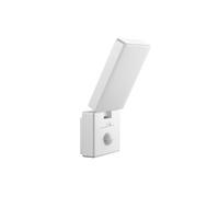 Lampe applique LED MCE516 W avec détecteur de mouvement PIR blanche 10W IP65 800lm 4000K