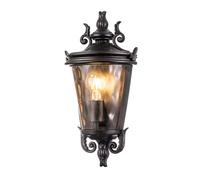 Lampe Applique Murale Hauswandlampe Lanterne Bronze Verre IP44 E27