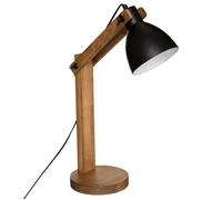 Lampe arc ""Cuba"" pin noir H56cm - Atmosphera createur d'interieur