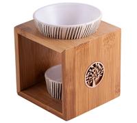 Lampe aromatique bambou/céramique - Yggdrasil