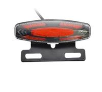 Lampe arrière Ensemble Universel De Feux De Freinage Et Arrière LED Support De Vélo Interrupteur De Phare Feu Arrière