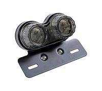 Lampe arrière Feu De Stop LED Universel pour Motos Feux Arrière D'avertissement Support De Plaque D'immatriculation