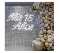 lampe au néon Lampe néon décorative pour fête d'anniversaire, décoration murale pour la maison et le salon(Blanc,B)