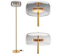 Lampe Autoportante Led Toolight App749-1F Lampe À Poser Led Gris 165 X 25 X 165 Cm
