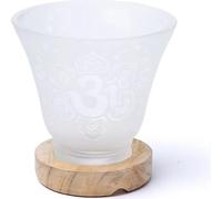 Lampe aux pierres précieuses OHM avec câble et LED -- 12x12cm