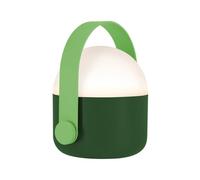 Remember Lampe de table LED Ole avec poignée 13,4 x 15 x 11 cm Vert