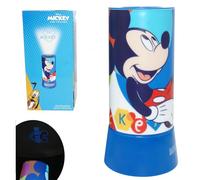 Lampe avec projecteur Mickey Disney veilleuse 2 en 1 avec lumières LED colorées fonctionne à piles