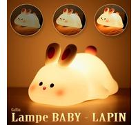 Lampe Baby Lapin Nain Doudou Veilleuse Nuit Relaxante Portable Pour Bébé Enfant