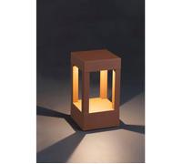 Lampe balise - AGRA - Modèle Agra - LED 5W - Couleur Rouille - Usage Intérieur/Extérieur