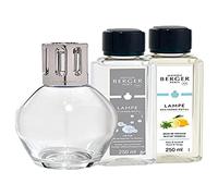 Lampe Berger - Coffret Lampe Berger Essentielle Ovale + 2 Recharges 250ml - Maison Berger Paris