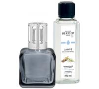 Maison Berger Paris Coffret Glaçon - Diffuseur d'ambiance 250ml (Grise - Thé Blanc Pureté)