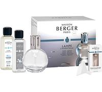 LAMPE BERGER Set de Lampes aromatiques Essentielle Ronde 360 ML Transparent 15 cm