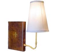 Lampe Bibliothèque | Lumière D'étagère Vintage | Classique Bookshelf Lamp avec Abat-jour | Lampe de Table Décorative en Forme de Livre pour Étagère, Salon et Bibliothèque